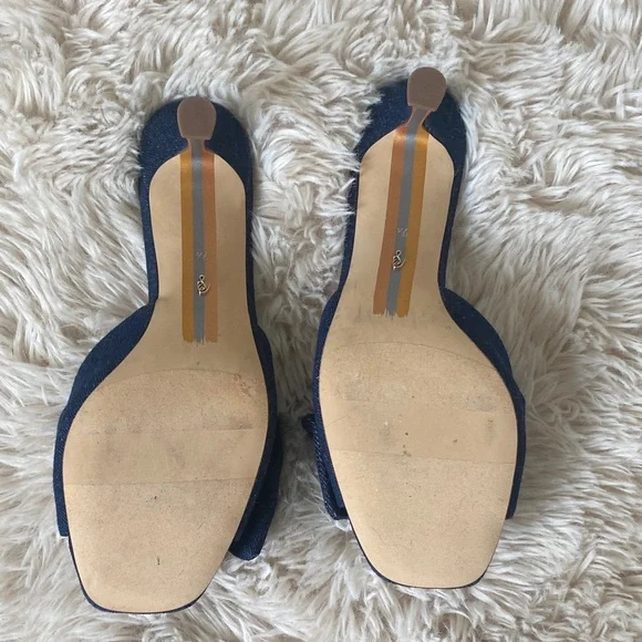 Sam Edelman Pietra Buckled Kitten-Heel Dress Sandals - Picture 3 of 6